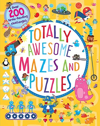 Totally Awesome Mazes and Puzzles book cover